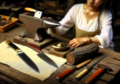 handcrafting premium kitchen knives